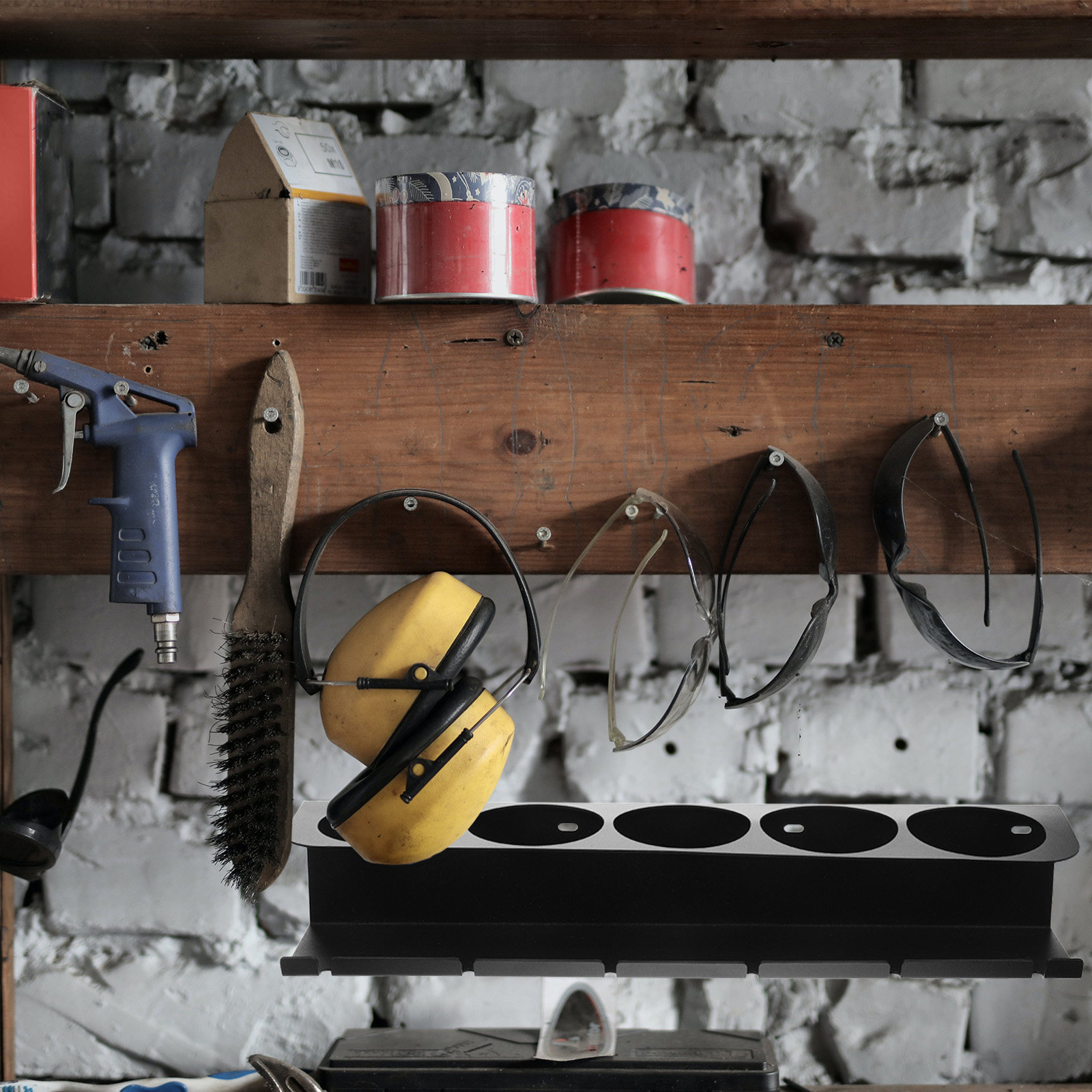 Workshop Tools Holder - 1Set Heavy Duty Metal Power Tool