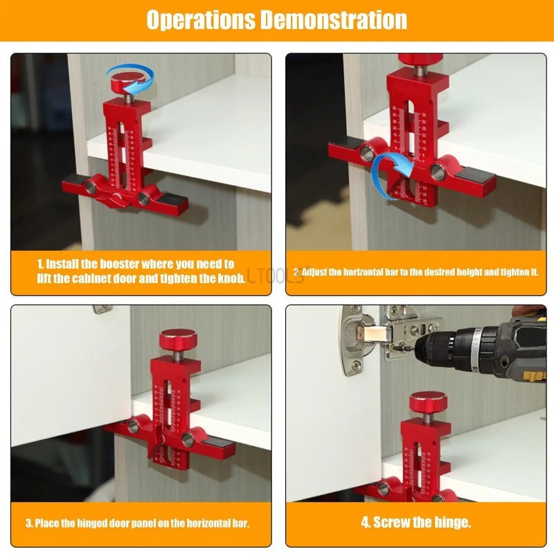 Woodworking Cabinet Door Insta - Dowel Jig Kit 评论和价格