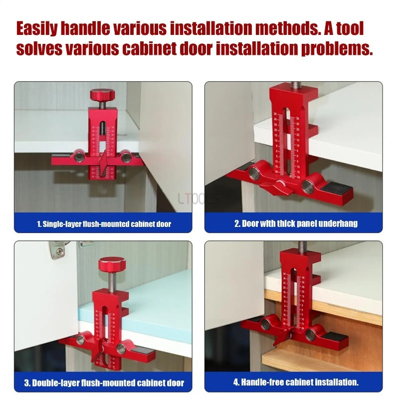 Woodworking Cabinet Door Insta - Dowel Jig Kit 评论和价格