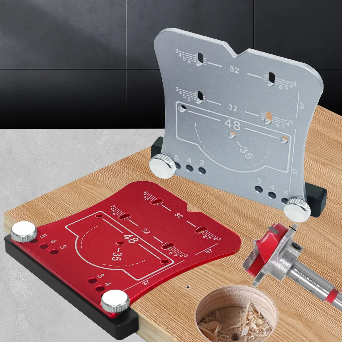 35mm Hinge Hole Positioning Te - Dowel Jig Kit 评论和价格