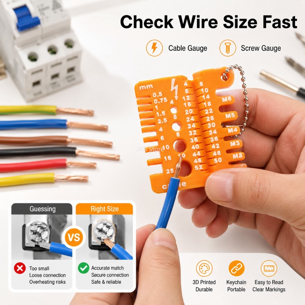 Double Sided Wire Gauge Screw  - Workshop Tools Uses 评论和价格