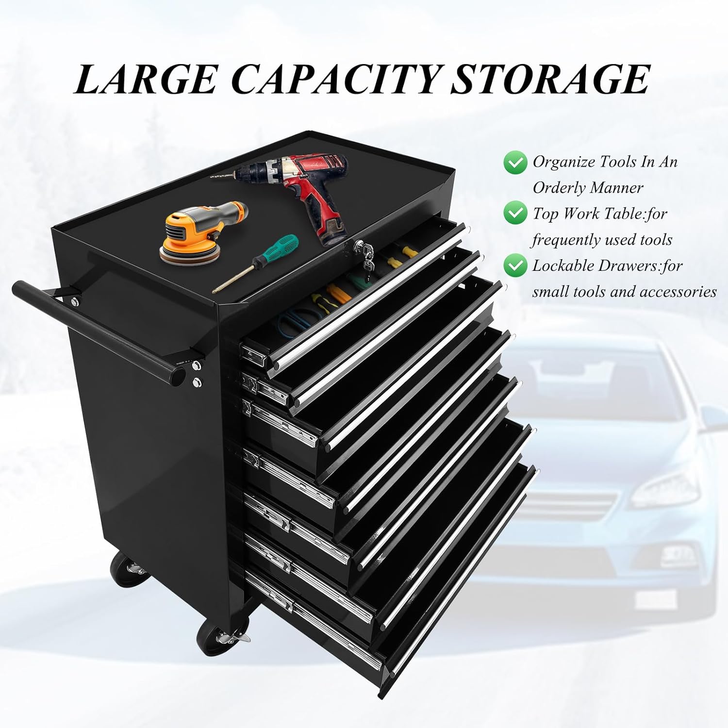 Wholesale 7-Drawer Metal Tool  - Workshop Tools Wholesale 评论和价格