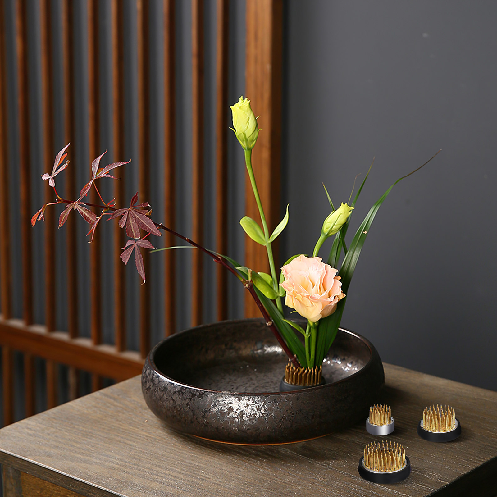 3Pcs Flower Frog Round Stem Ho - Workshop Tools Holder 评论和价格