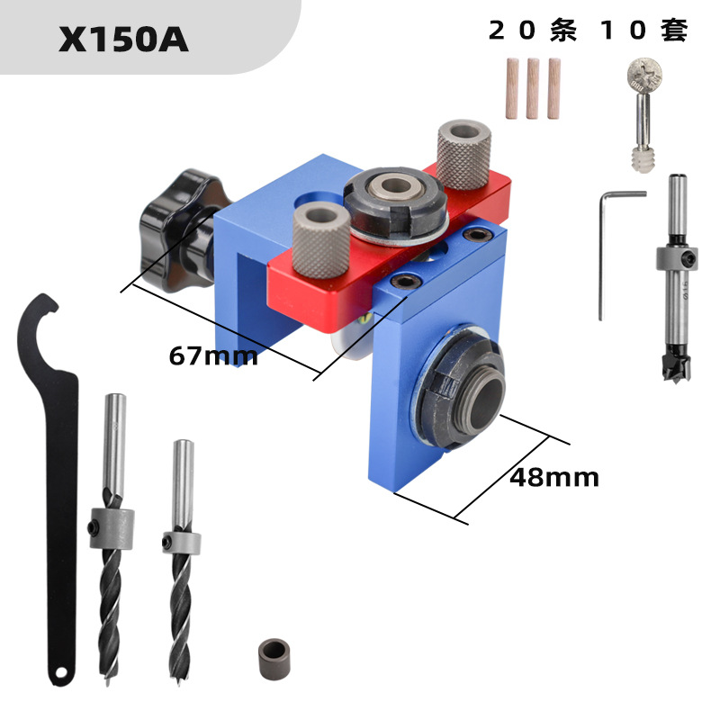 TEBAK W-136 Pocket Hole Jig Ki - Dowel Jig Kit 评论和价格