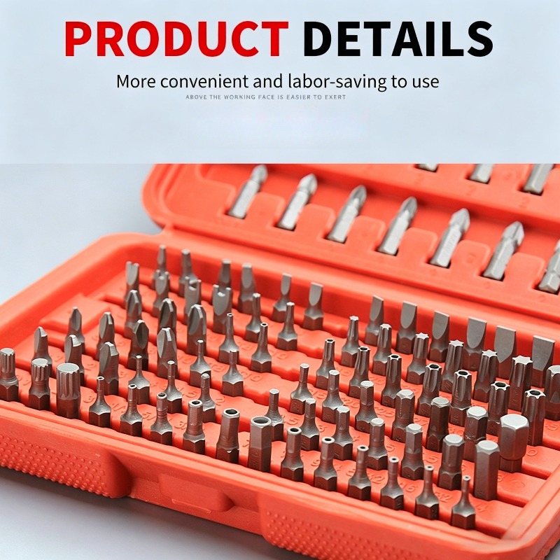 100PCS Screwdriver Bit Set, Ho - Workshop Tools Uses 评论和价格