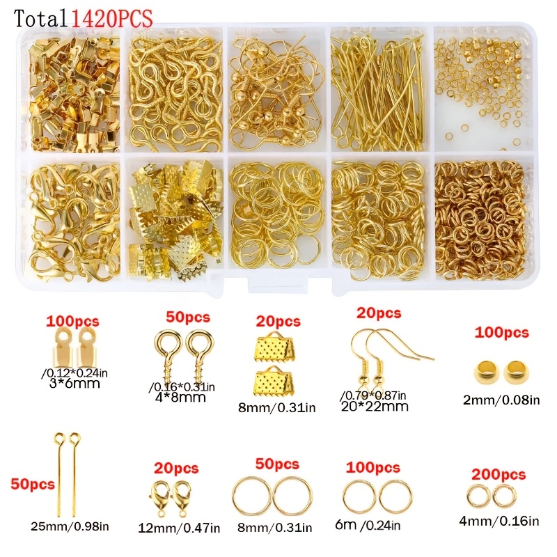 1420pcs 1box Jewelry Findings  - Tools Jewelry Making 评论和价格