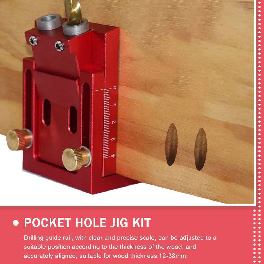 Pocket Hole Jig 1 Set 15 Degre - Dowel Jig Kit 评论和价格